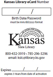 State of Kansas Library eCard