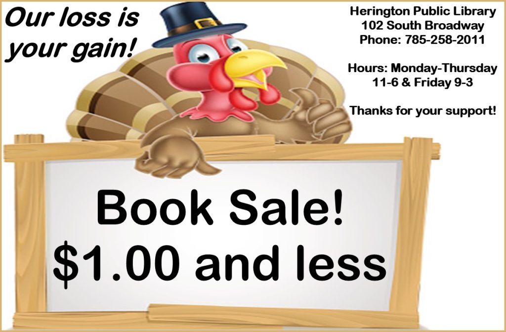 Our loss is your gain! Book Sale! $1.00 and less.